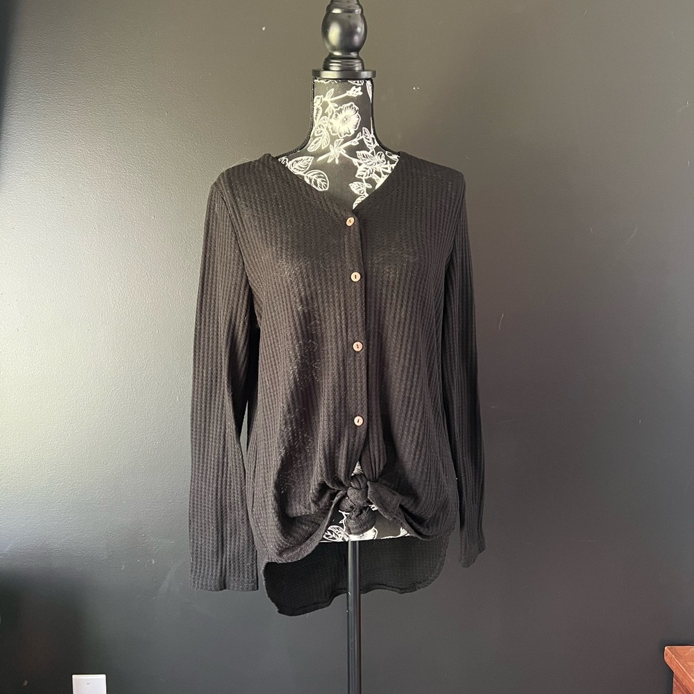 Black Button down